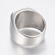 304 Stainless Steel Signet Band Rings for Men(RJEW-G091-16-18mm-P)-3