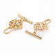 Brass Micro Pave Clear Cubic Zirconia Peg Bails Toggle Clasps(KK-S356-423-NF)-2