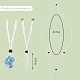 fabrication de collier de pochette en macramé avec cordon en nylon tressé réglable(NJEW-SW00019-01)-2