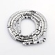 Pentagon Electroplate Non-magnetic Synthetic Hematite Beads Strands(G-P046-04A)-1