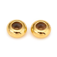Brass Spacer Beads, Long-Lasting Plated, Rondelle, Golden, 7x3.5mm, Hole: 1.4mm(X-KK-D160-30G)