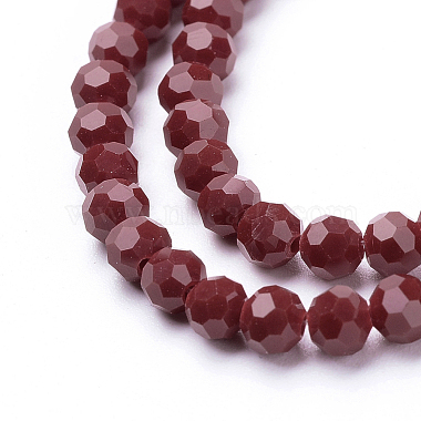 Faceted(32 Facets) Round Glass Beads Strands(X-EGLA-J042-4mm-24)-3