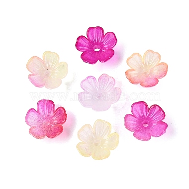 Transparent Plastic Bead Caps(KY-Q005-02A-08)-2