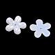 Plating Opaque Acrylic Imitation Shell Beads(OACR-P039-04A)-2