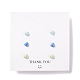 Triangle Resin Stud Earrings Set for Girl Women(EJEW-D278-12S)-1