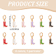 6 Pairs 6 Colors Alloy Enamel Boots Dangle Leverback Earrings with Iron Pins(EJEW-AN0004-70)-2