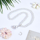 2Pcs Sterling Silver Fold Over Clasps(STER-NB0001-40B)-4