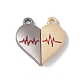 Love Heart Alloy Magnetic Clasps(FIND-C013-01B)-1