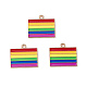 Rainbow Color Pride Alloy Enamel Pendants(ENAM-K067-14)-2