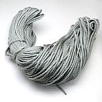 7 Inner Cores Polyester & Spandex Cord Ropes, with Patterns, for Rope Bracelets & Shoe Lace Cord Making, Cadet Blue, 4mm, about 109.36 yards(100m)/bundle, 420~500g/bundle(RCP-R006-008)