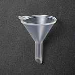 Transparent Plastic Funnel Hopper, Clear, 37x38x30.6mm(FIND-WH0165-30)