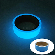Glow in The Dark Tape, Fluorescent Paper Tape, Luminous Safety Tape, for Stage, Stairs, Walls, Steps, Exits, Royal Blue, 2.5cm, about 5m/roll(LUMI-PW0001-137D-05)