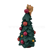 Resin Christmas Theme Miniature Ornaments, Micro Landscape Home Dollhouse Accessories, Tree, 46x103mm(XMAS-PW0001-090H)