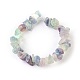 Natural Electroplated Fluorite Beads Strands(X-G-G767-08A)-2
