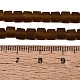 brins de perles de verre d&eacute;poli transparent(GLAA-N072-01A-A19)-4