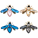 hobbiesay 4шт. 4 брошь в виде пчелы со стразами colros(JEWB-HY0001-03)-1