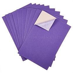 Jewelry Flocking Cloth, Self-adhesive Fabric, Blue Violet, 40x28.9~29cm(TOOL-WH0143-78K)