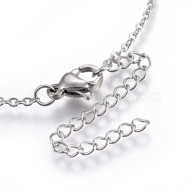 304 Stainless Steel Pendant Necklaces(NJEW-O108-16P)-3