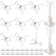 14Pcs Brass Stud Earring Findings(KK-BBC0028-66S)-1