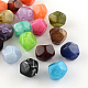 Imitation Gemstone Acrylic Beads(OACR-R034-M)-1