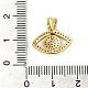 Rack Plating Brass Micro Pave Cubic Zirconia Pendants(KK-P241-03G)-3