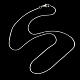Collier chaîne serpent rond en laiton pour hommes et femmes(MAK-YW0001-11)-1