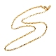 304 Stainless Steel Venetian Chain Necklaces & Bracelet Set(SJEW-JS01216)-3