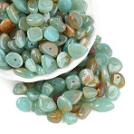 Transparent Acrylic Beads, Nuggets, Two Tone, Pale Turquoise, 10~14.5x7~11x4.5~6mm, Hole: 1.4mm, about 1256pcs/500g(TACR-T028-39G)
