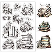 Custom Summer Theme PVC Plastic Clear Stamps, for DIY Scrapbooking, Photo Album Decorative, Cards Making, Book, 160x110mm(DIY-WH0631-0079)