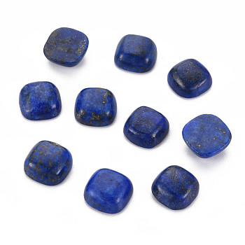 Natural Lapis Lazuli Cabochons, Square, 10~11.5x9.5~11x4.5~5.5mm