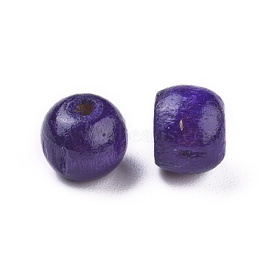 Dyed Natural Wood Beads(WOOD-Q006-8mm-12-LF)-2