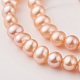 Natural Cultured Freshwater Pearl Beads Strands(PEAR-G007-09)-3
