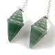 Natural Green Aventurine Pointed Dowsing Pendulums(G-K338-13P-02)-2