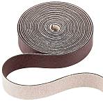 PU Imitation Leather Cord, for Clothing, Flat, Coconut Brown, 12.5x1.2mm, about 2.19 Yards(2m)/Roll(LC-WH0006-06A-14)