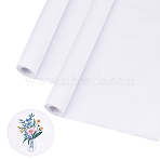 Cotton Cross-stitch Cloth, Aida Cloth, White, 1000x500x0.5mm(DIY-WH0888-788)