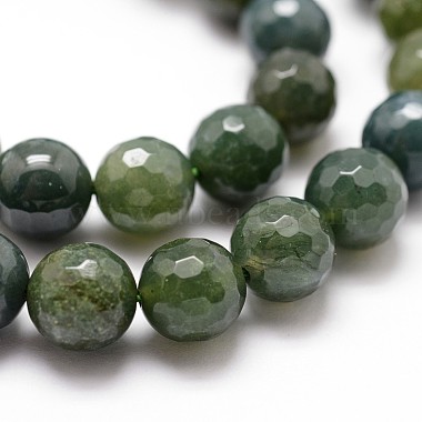 Natural Moss Agate Beads Strands(X-G-D840-25-8mm)-3