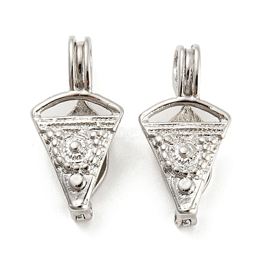 Platinum Triangle Brass Pendants