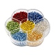 7 Colors Glass Round Seed Beads(SEED-YW0001-24C-01)-3