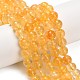 Natural Citrine Beads Strands(G-F820-K04-10mm)-1