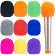 Gorgecraft 20Pcs 10 Colors Thick Handheld Stage Microphone Windscreen Foam Cover, Microphone Anti-slip Protective Sponge Sleeve, Audio Accessories, Mixed Color, 75~82x68~72x44~47mm, Inner Diameter: 52~54x24~26mm, 2pcs/color(FIND-GF0002-33)