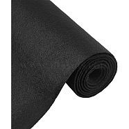 Polyester Felt Sticker, Rectangle, Black, 300x40x0.09cm, 3m/roll(DIY-WH0223-18)