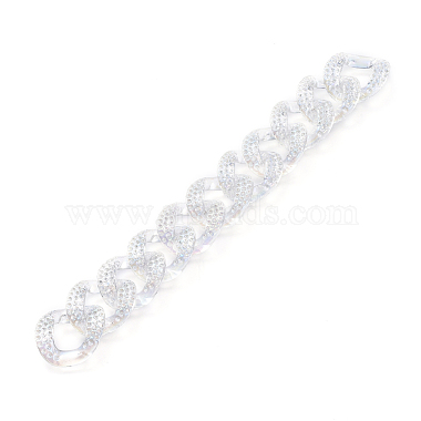 Clear AB Acrylic Curb Chains Chain