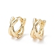 Rack Plating Brass Criss Cross Hoop Earrings for Women(EJEW-B014-15G)-1