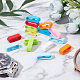 36Pcs 9 Colors Silicone Replacement Watch Band Strap Loops(SIL-GF0001-10)-6