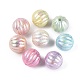 UV Plating Opaque Acrylic Beads(OACR-N160-02A)-1