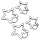 4Pcs 2 Colors Alloy Spring Gate Rings(FIND-UN0007-74A)-1