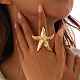 Starfish Alloy Adjustable Rings for Women(RJEW-B108-02KCG)-1