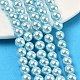 Electroplated Shell Pearl Beads Strands(BSHE-G041-6mm-03)-5