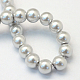 Baking Painted Pearlized Glass Pearl Round Bead Strands(X-HY-Q003-6mm-62)-4