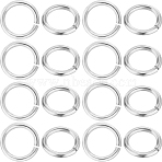 50Pcs 925 Sterling Silver Open Jump Rings, Saw Cut Round, Silver, 21 Gauge, 5x0.7mm, Inner Diameter: 3.5mm(STER-BBC0006-18B)